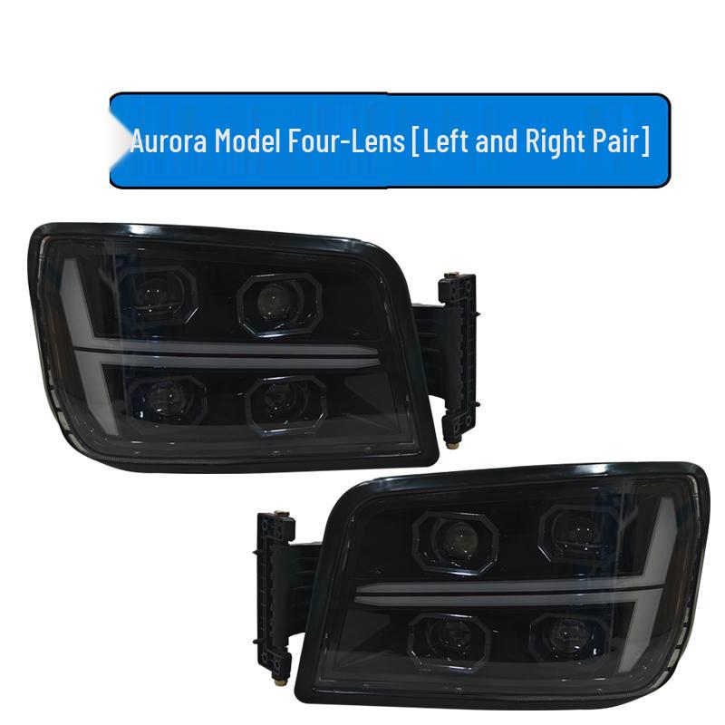 Shaanxi Delong M3000/X3000/H3000 Super Bright LED Four-Lens Front Headlight Assembly