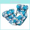 Pvc Water Lounge Float Seat With Collapsible Backrest For Pool Fun