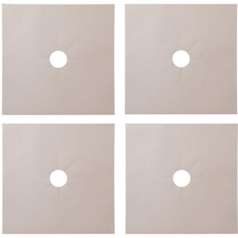 2/4PCS reutilizabile gaz aragaz protectori aluminiu gaz folie aragaz arzător protector capac acasă bucătărie aragaz curățare protecție pad