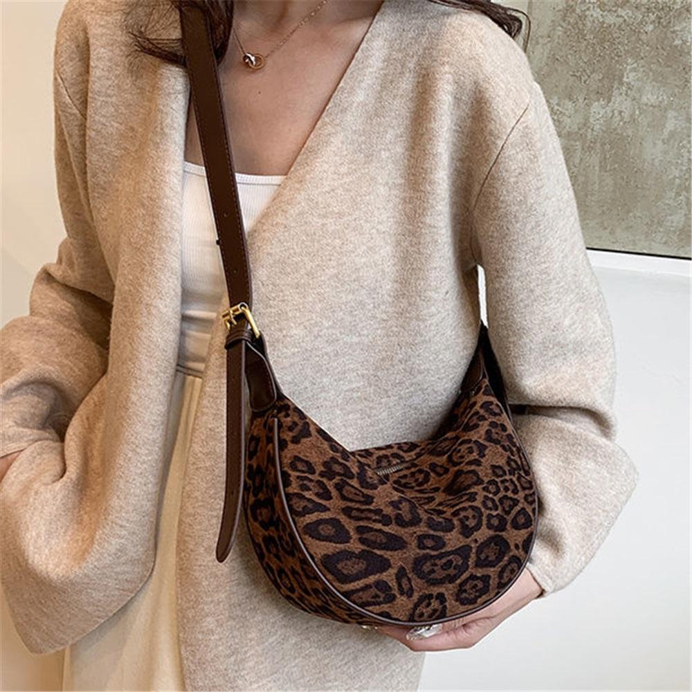Small Bag Women's New Crossbody Bag Popular Fashion Leopard Print Shoulder