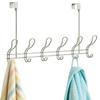 InterDesign Bathroom Hook Door Hanger Neo 02970EJ Holder, 12-Piece Set, Satin,