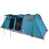 Tunnel Family Tent for 10 Persons Blue Waterproof
