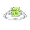 S925 Sterling Silver Inlaid High Carbon Diamond Ring Female Pear-shaped Fireworks Ice Flower Cut Zircon Colored Treasure Finger