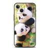 Cartoon Lovely Panda Phone Case for iPhone 16 15 14 13 12 Pro Max 11 Pro Max 7 8 Plus XS XR Shockproof Soft Shell Capas