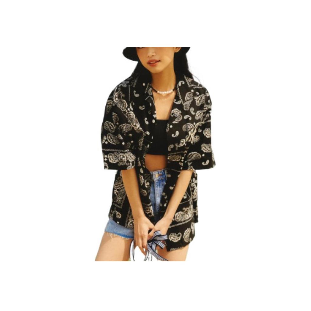 New MLB Paisley New York Yankees Shirt Unisex Black 3AWSP0123-50BKS