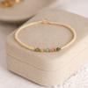 Waterproof Lucky Citrine Bracelet Beads Citrine Get Rich Bangle  Wedding Party Gift