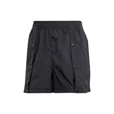 Tiro Snap-Button Shorts With Monochrome Logo And Elastic Waist Women Shorts Black IB4757