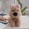 White West Highland Terrier Cute Collar Puppy Plush Doll For Kids Decor Bedroom