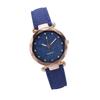 Women Casual Watch Rhinestone Round Dial Faux Leather Strap Ladies Business Formal Dress Quartz Wristwatch Fashion Jewelry Accessory Birthday Gift