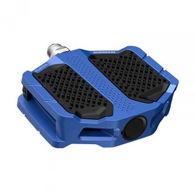 SHIMANO Pd Ef205 [aluminum Flat Pedal Blue]