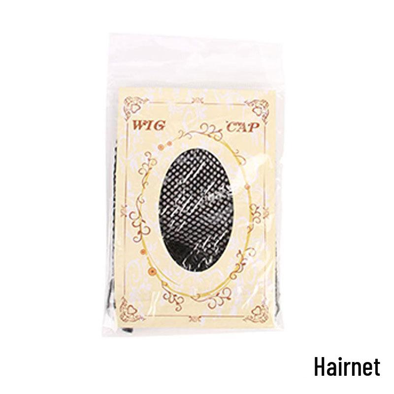 Wig Care Kit: Hairnet, Anti-Frizz Solution, Wig Stand, Tail Comb, Curling Rollers, Bobby Pins, Film