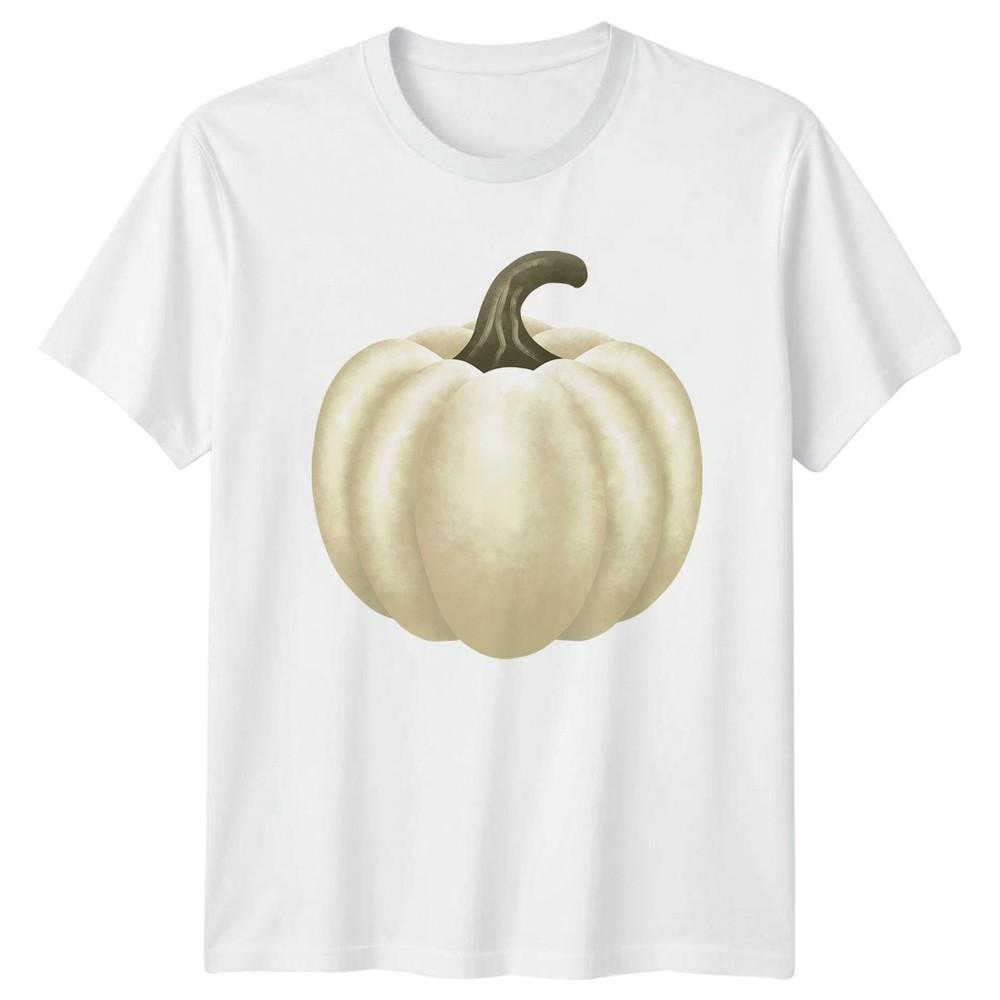 White Pumpkin TShirt Autumn Harvest Gift For Him And Her S