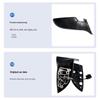 Kia K3 11-18 Rearview Mirror Assembly: Heated, Folding, Reflective with Lights