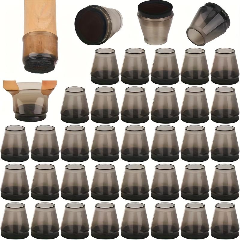 12pcs of Table and Chair Foot Protection Covers - Anti Slip Silent Table and Chair Foot Caps, Wear-resistant and Noise Reducing