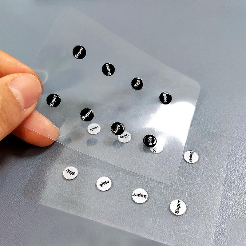 1 Pack Glas Maus Skates DIY Universelle Punkte Maus Füße Pads Aufkleber Für Gaming Maus Anti-Rutsch Pad