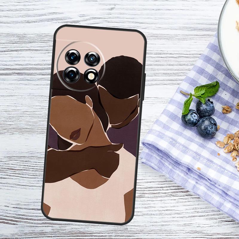 

Afro Black Couple Kiss Case For OnePlus Nord 5 CE 3 4 Lite N20 N30 OnePlus 15 15R 13 13T 10T 10 11 12 12R 13R Cover OnePlus Nord N20