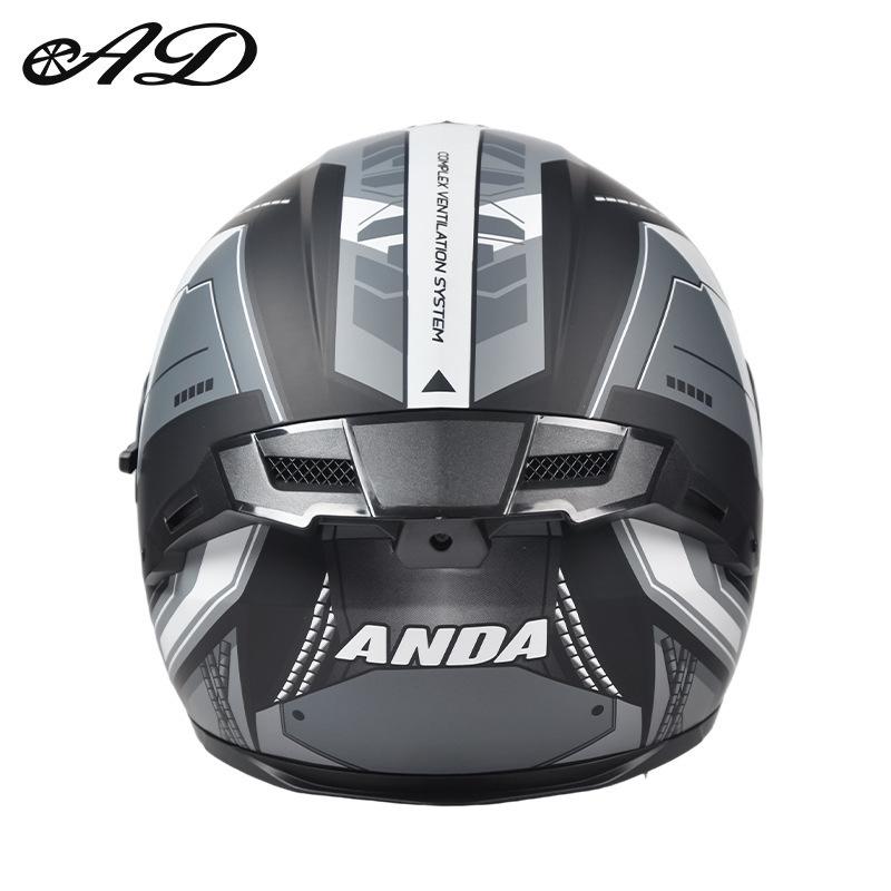 AD Winter Full Face Electric Motorcycle Helmet, 3C Certified Flip-Up Design, Unisex, All-Season Safety Helmet