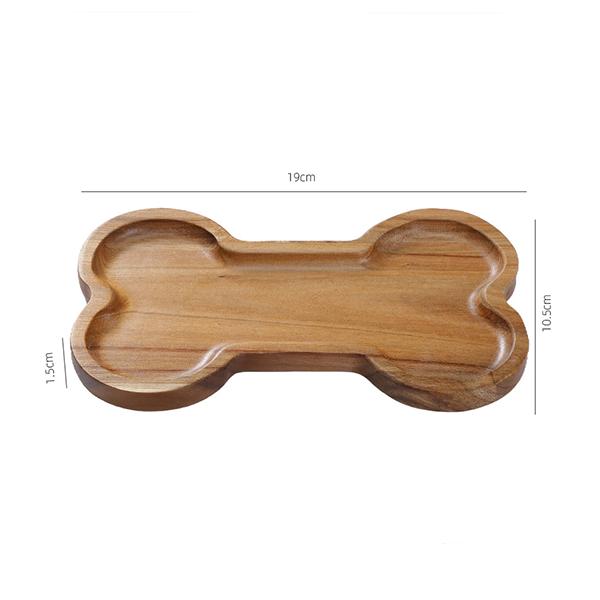 Dishes Plates Customized Wood Service Tray Plate Wooden Coffee Snack Fruit Tea Cake Plate for Home Display Tray