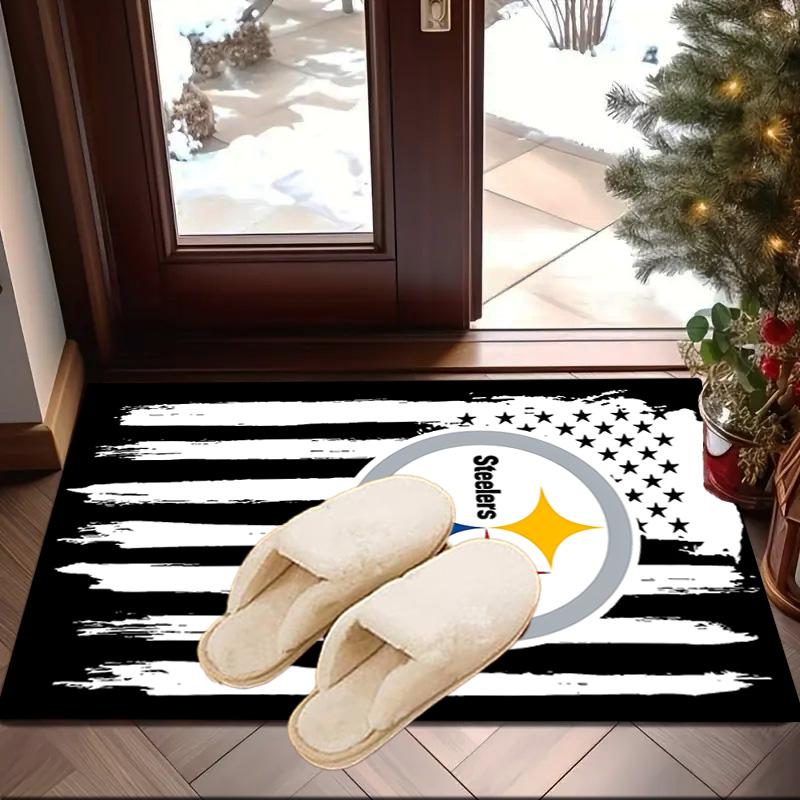 Pittsburgh Football  Area Rug for Office, Chair Rug, Decorative Carpet Livingroom Mat, Large Size Fan gifts Christmas gifts