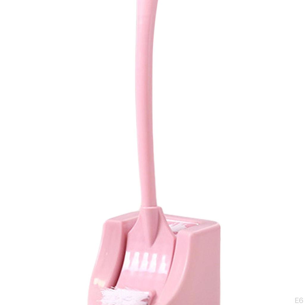 Badezimmerbürste mit Halter, Toilettenschrubber für den Heimgebrauch, Kopfreinigungswerkzeug