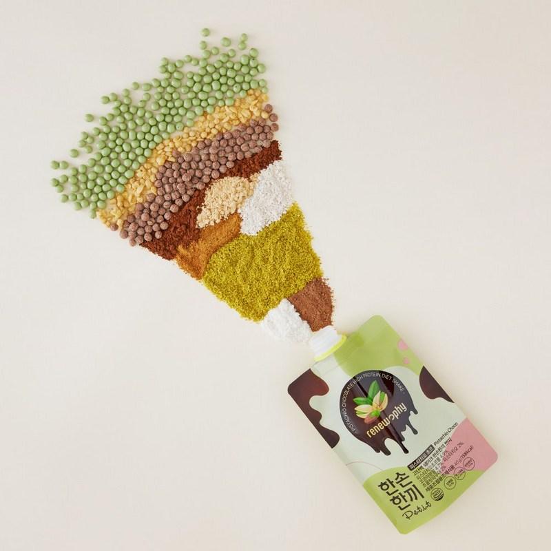 One Hand Meal Protein Protein Shake Pistachio Chocolate Flavor, 40g, 7 Pieces