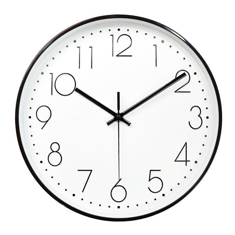 8 Inch 20cm Simple Style Wall Clock 8in Circular Wall Watch Silent Quartz Wall Clock for Indoor Decor
