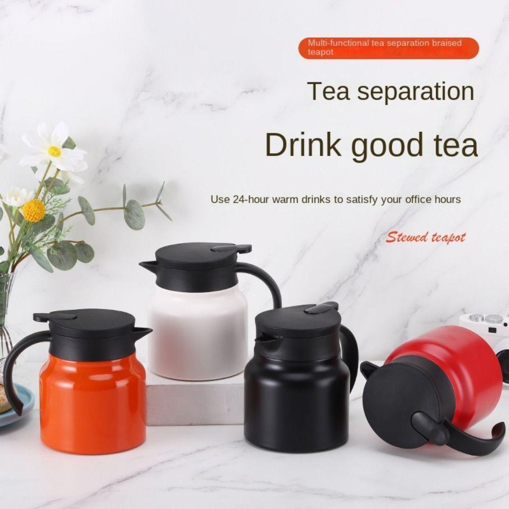 Nerezová separační konvička Velkokapacitní konvička na dušení Jednoduchá kávová konvička pro domácí použití