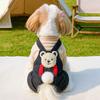 Pet Clothes Autumn and Winter Small Dog Puppies Happy Dog Cat Warm and Comfortable Hug Bear Four Feet