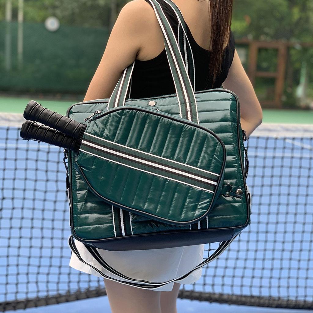 Tenisová taška na badminton s ramenním popruhem pro uložení rakety na okurky