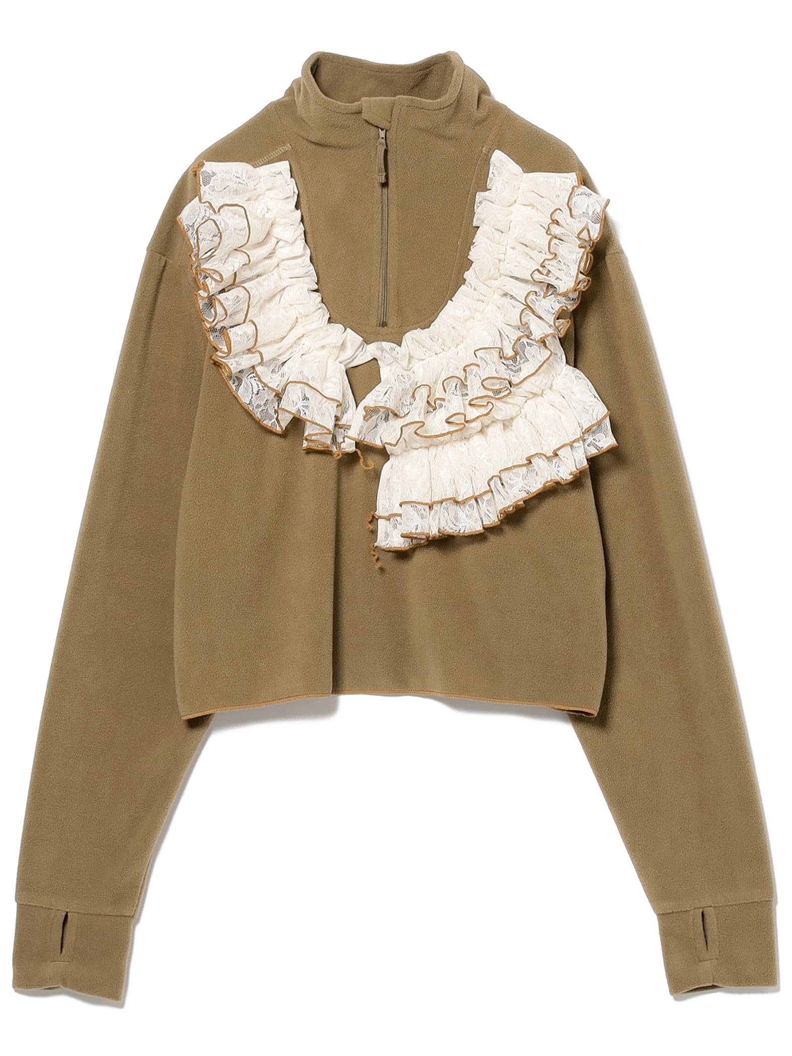 

Beams Boy Sweatshirt [Special Order] Orfeo x maturely Fleece Half-Zip Women s OLIVE FREE