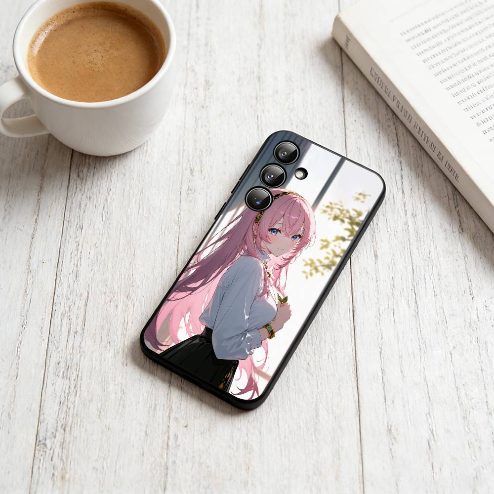

M-Megurine Luka Phone Case For Samsung Galaxy A73,A72,A71,A70,A53,A52,A51,Soft Silicone Black Cover Samsung a51 4g