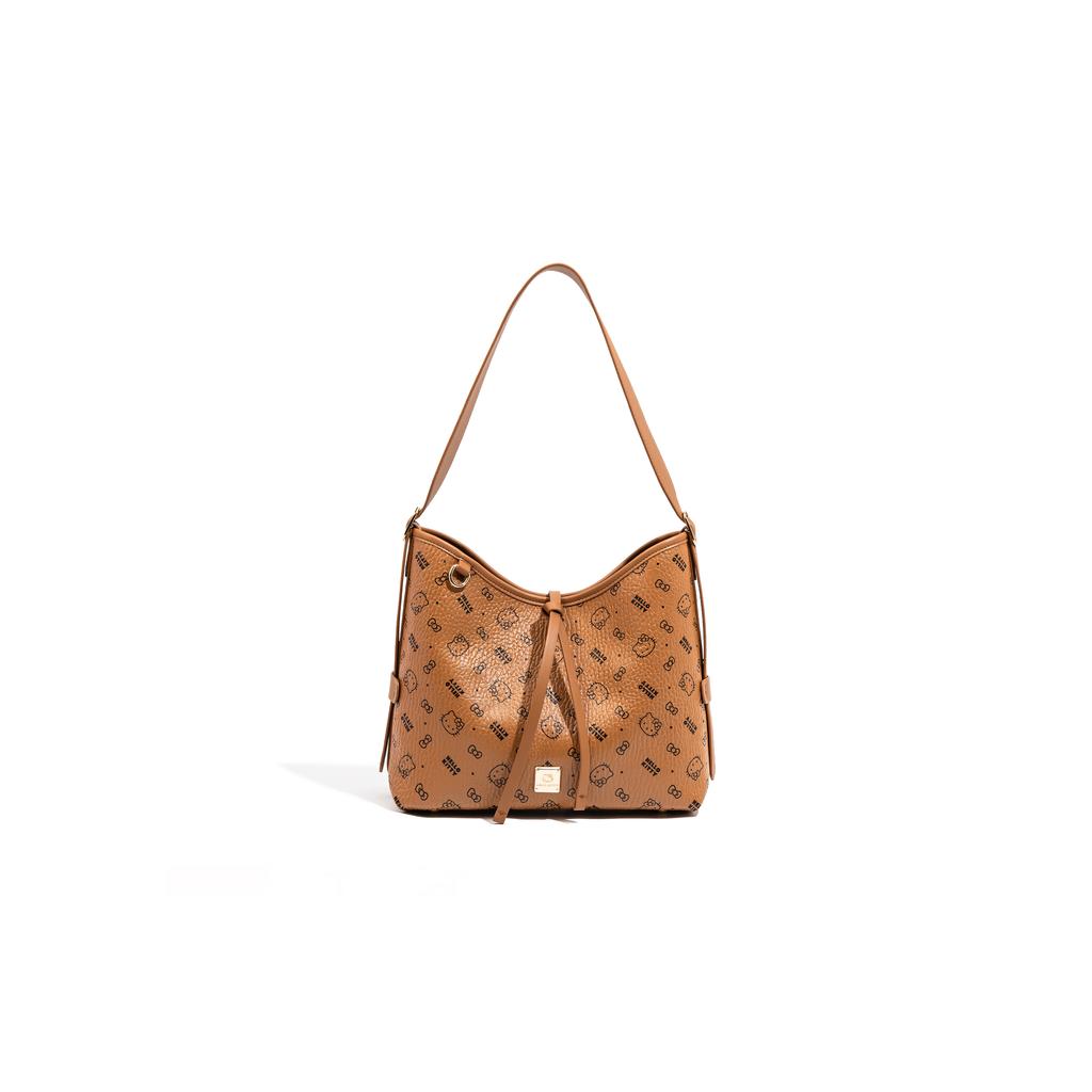 New Sanrio HelloKitty Hello Kitty PU Shoulder Bag Regular Women's Pink/Brown/Milk Tea SHHF41494