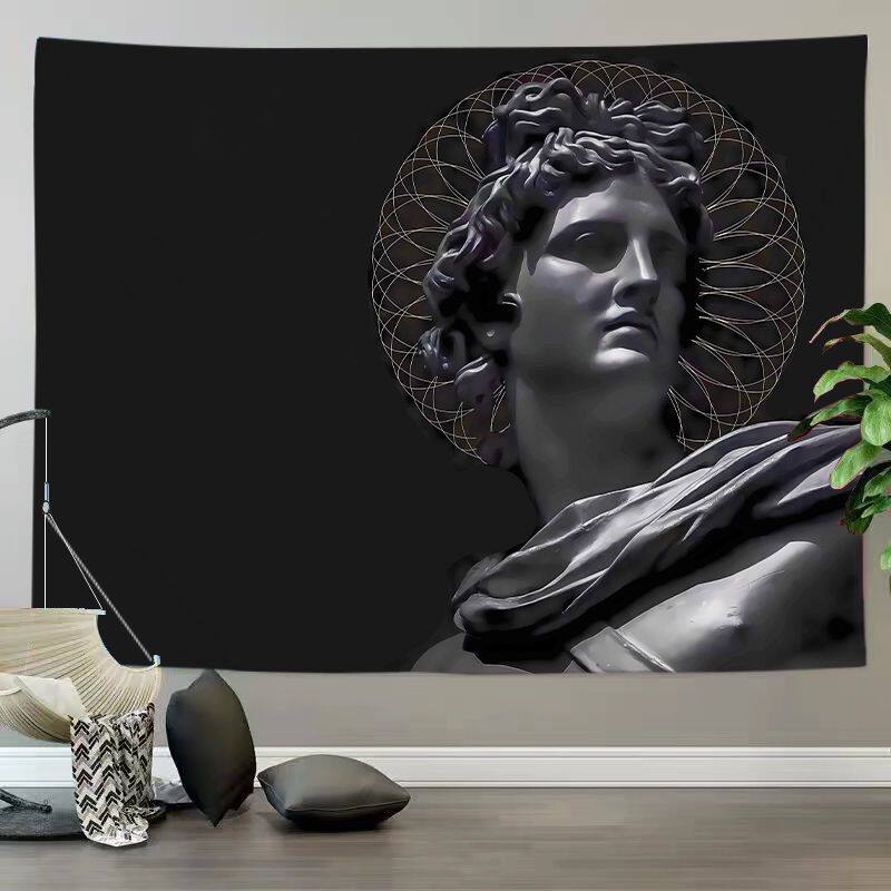 Personalized David Tapestry Premium AmericanStyle Decorative Wall Hanging for Bar Background Customization Available