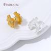 18K Gold Plated Brass Spacer Beads For Jewelry Making,Metal Separator Beads For Bracelets Accessories,Round Bead DIY Findings