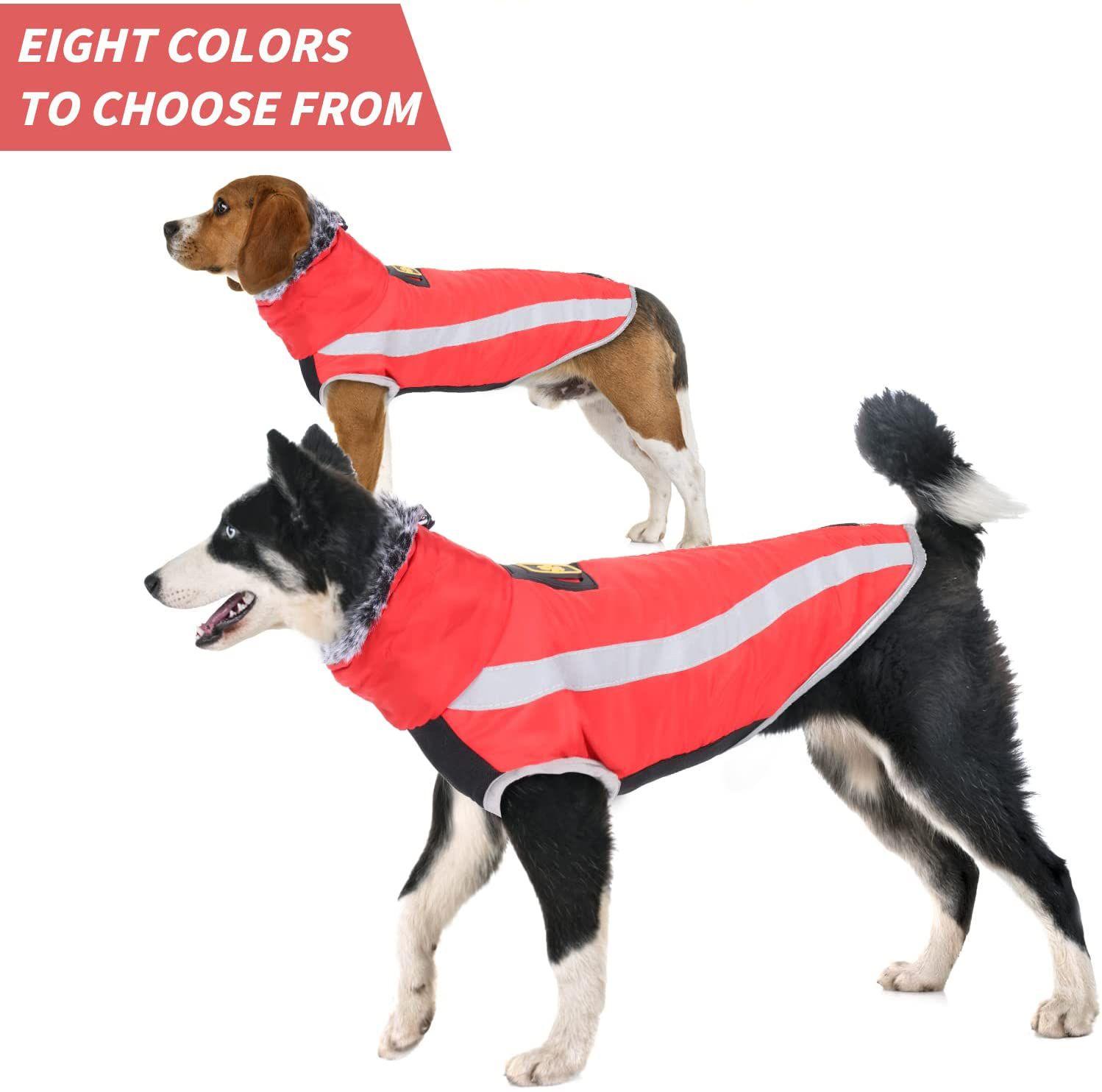 

Одежда для собак, теплый светоотражающий пуховый жилет для домашних животных, одежда для собак, водонепроницаемые куртки для собак