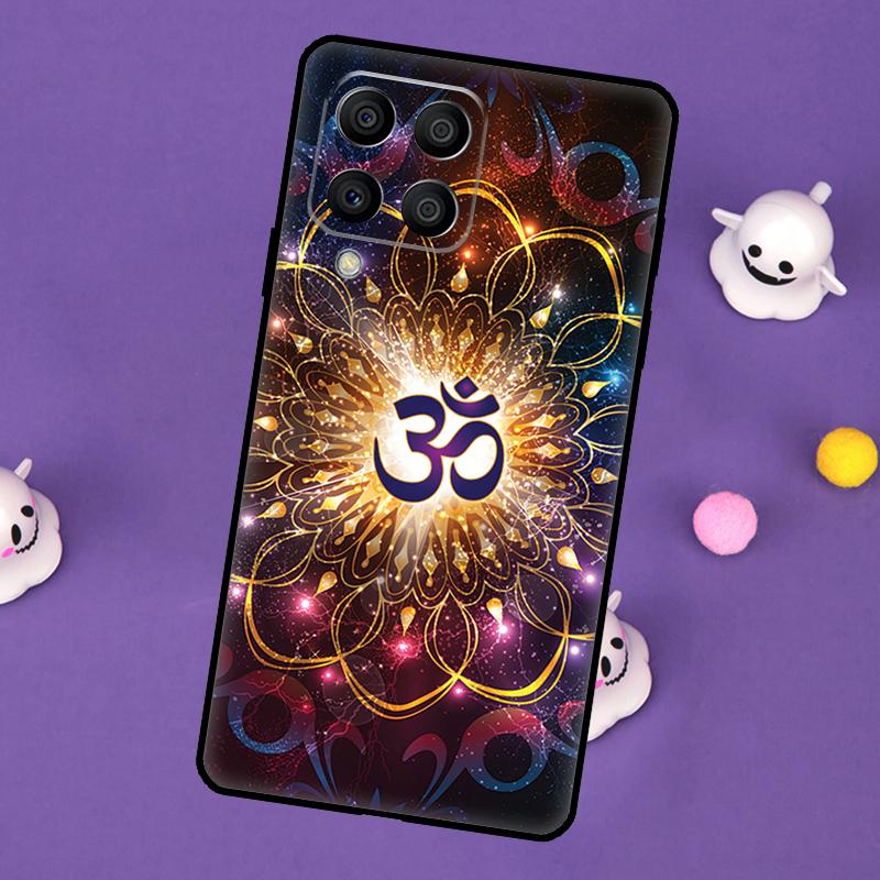 Aum Om Yoga Cover For Samsung Galaxy M54 M14 M34 M33 M13 M23 M53 M15 M55 M31 M51 M20 M30s M32 M52 Case