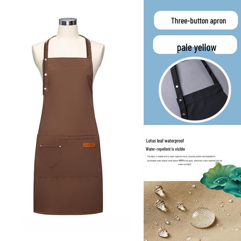 Custom Printed Waterproof Oilproof Apron for Winery & Real Estate Promotion