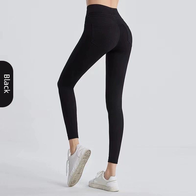 Yoga High Waist Hip Lift Sexy Female Stretch Workout Pants