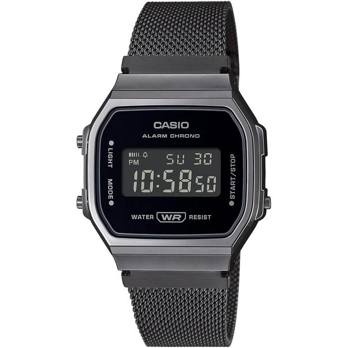 Casio Цифровые часы Стандартные A168WEMB-1B (черный)