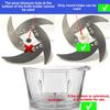 Electric Meat Grinder Blade Eco-friendly Material Food Grade Replacement Part for Home Cooking Food Crusher Processor