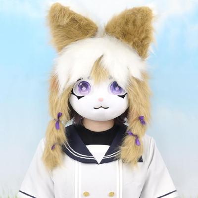 Ψεύτικες Γούνες Μάσκα Κεφαλιού Ζώου Γούνινη Φορμάδα Ζώου Μασκάρα Κουνελιού Πλούσια Κεφαλόδεσμος Αξεσουάρ Κοστουμιού Cosplay Πάρτι Αποκριών Δώρο