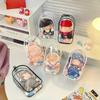 2/1 Stück Transparente Puppen-Aufbewahrungstasche für LABUBU Staubdichte Schutzbox Tragbare PVC-Plüschtier-Display-Hülle mit Schlüsselanhänger-Haken