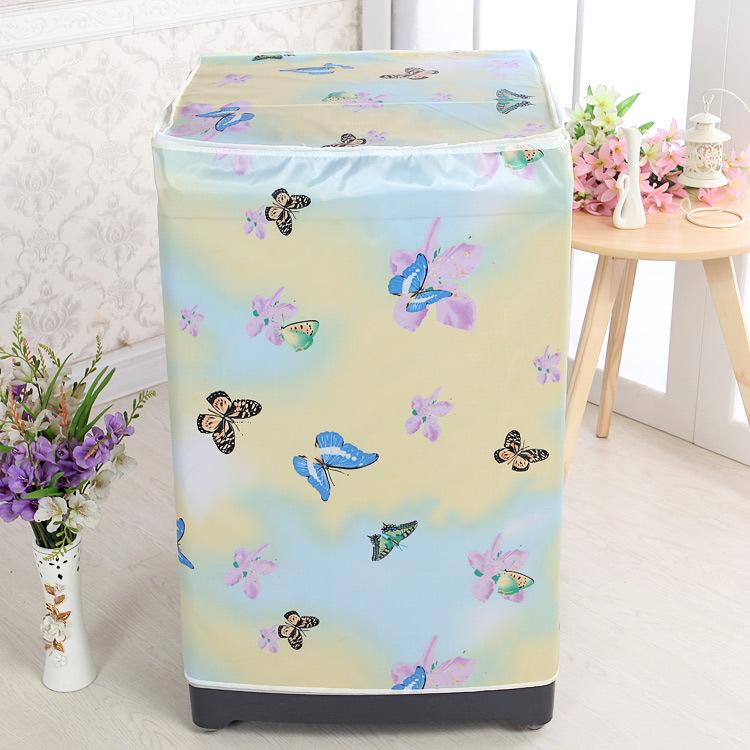 Kang's Satin Fabric Dust Cover for Vertical Pulsator Double Tub Washing Machines