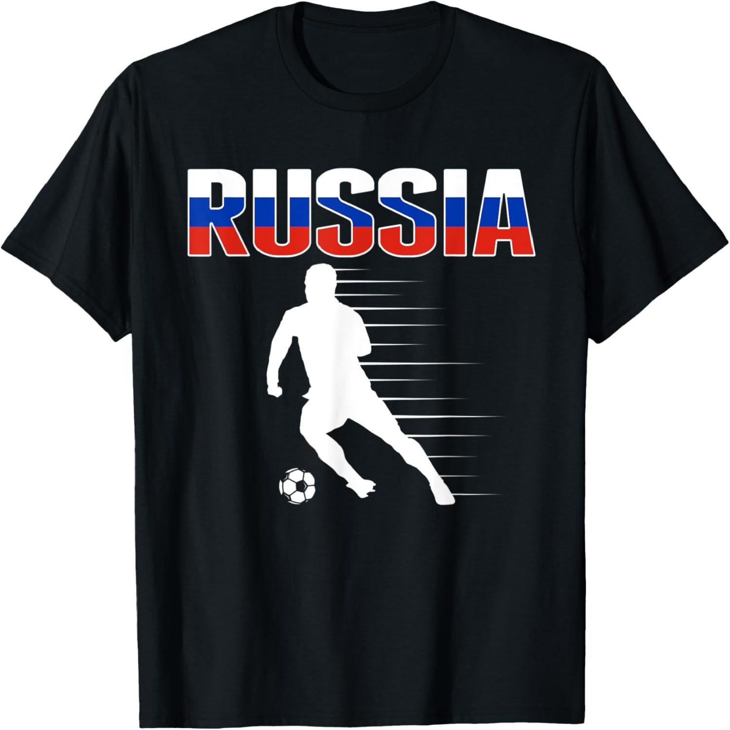Russia Soccer Lovers Jersey - Support Russian Football Team T-Shirt(1) S