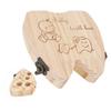 Teeth Storage Wooden Box Baby Tooth Keepsake Collecting Box Infants Kids Save Boxes