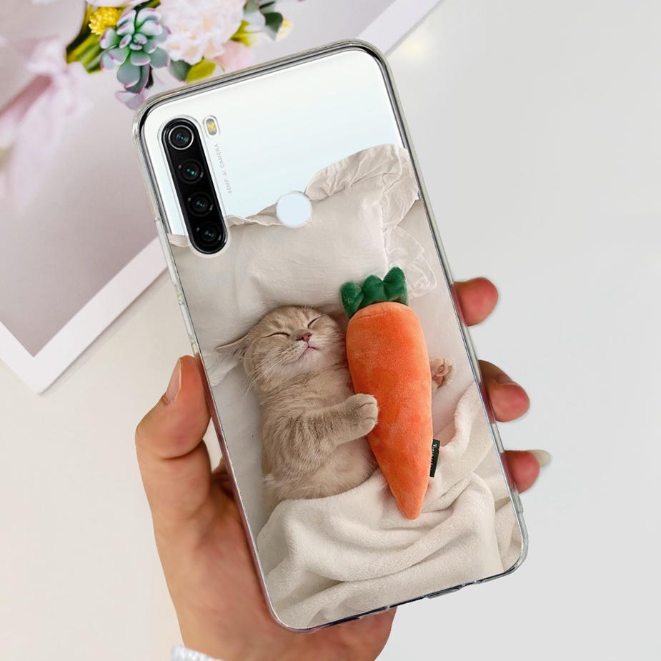 For Xiaomi Redmi Note 8 Case Note 8T Luxury Painted Cover Clear Silicone Phone Case For Redmi Note 8 Pro Note8 Note8T Soft Shell
