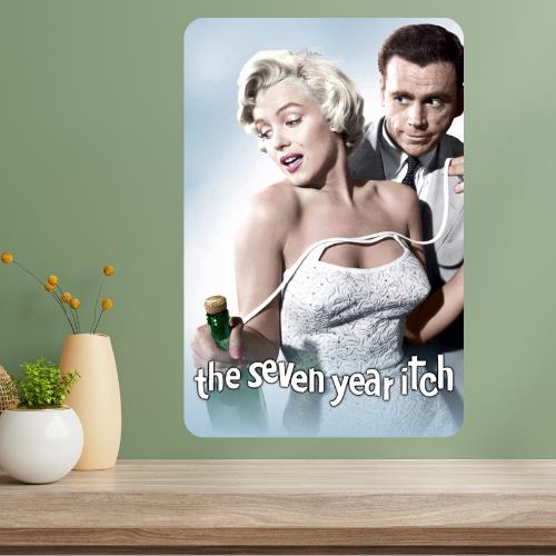 The Seven Year Itch Classic Movie Metal Poster Sign 20x30cm（7.8x11.8inch）