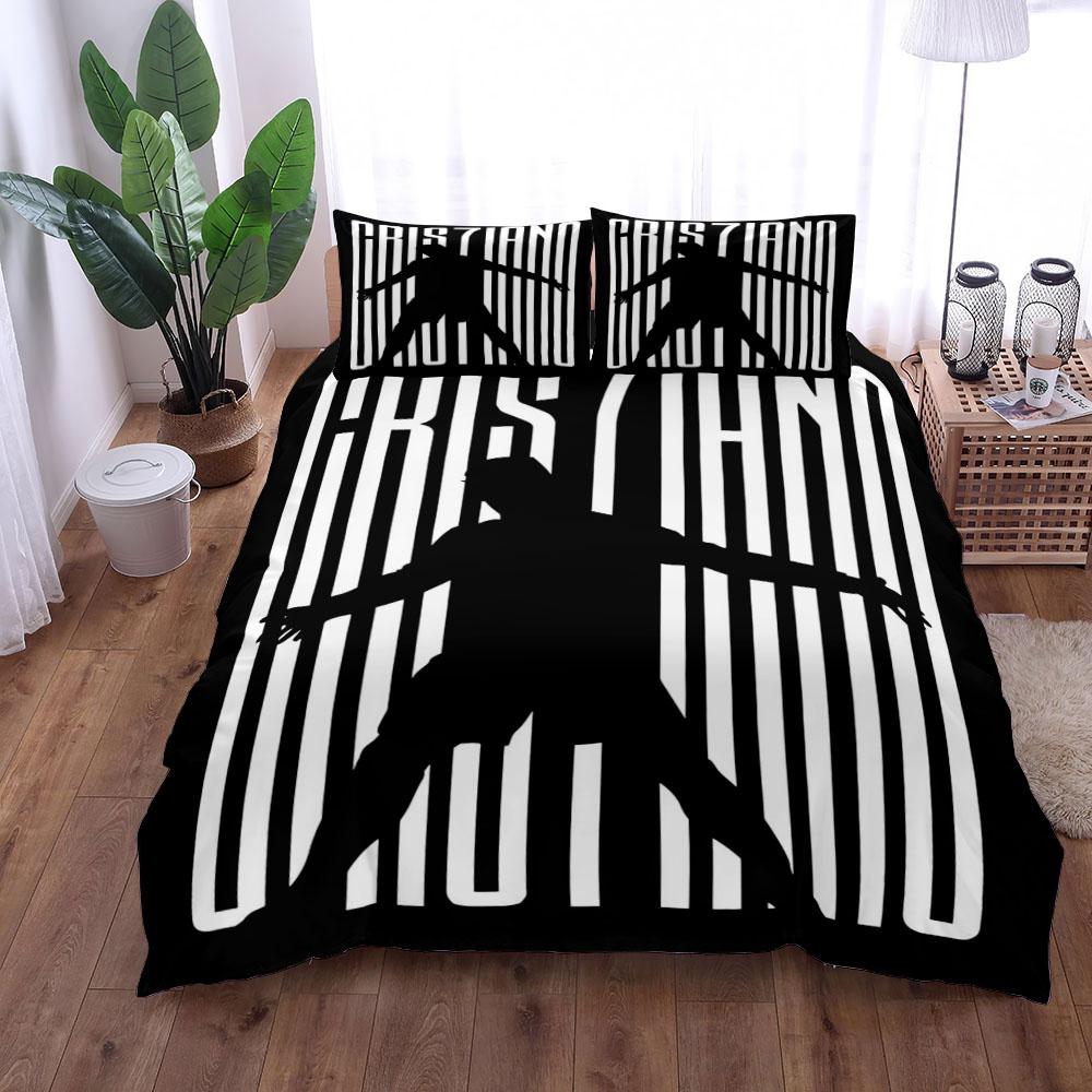 National Soccer Team Core Player Number Duvet Cover Set EU Single Double King US Twin Full Queen Size  Bedclothes
