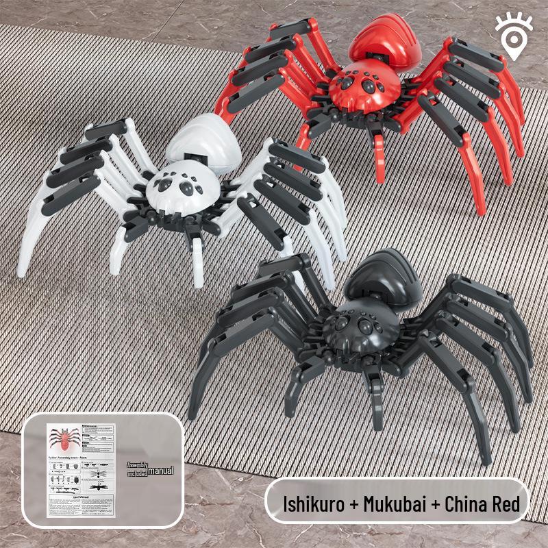Creative Movable Spider Robot Toy - Jointed Prank Doll & Desktop Ornament for Kids