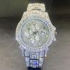 MISSFOX Mens Watch Full Calendar Quartz Wristwatch Hip Hop Style Fashion